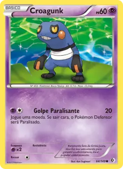 Croagunk – Carta Pokémon TCG