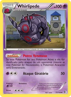 Whirlipede – Carta Pokémon TCG
