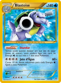Blastoise – Carta Pokémon TCG