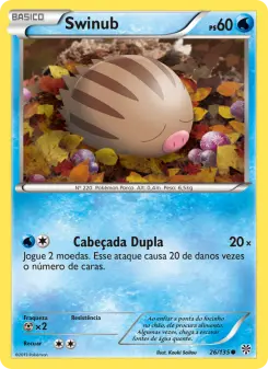 Swinub – Carta Pokémon TCG