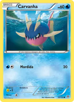 Carvanha – Carta Pokémon TCG