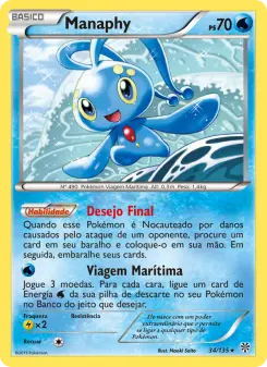 Manaphy – Carta Pokémon TCG
