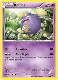 Koffing – Carta Pokémon TCG