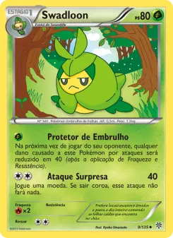 Swadloon – Carta Pokémon TCG