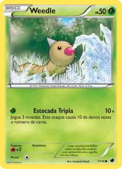 Weedle – Carta Pokémon TCG