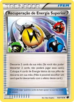 Recuperação de Energia Superior – Carta Pokémon TCG