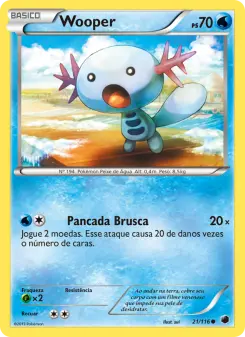 Wooper – Carta Pokémon TCG