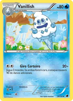 Vanillish – Carta Pokémon TCG