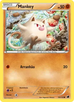 Mankey – Carta Pokémon TCG