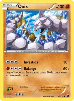 Onix – Carta Pokémon TCG