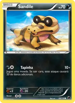 Sandile – Carta Pokémon TCG