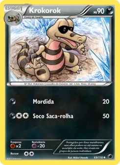 Krokorok – Carta Pokémon TCG