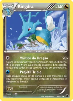 Kingdra – Carta Pokémon TCG