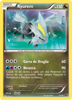 Carta mais valiosa de Kyurem: Kyurem