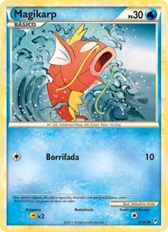 Carta Pokémon Magikarp COL 061/095 da coleção Call of Legends