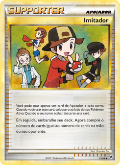 Carta Pokémon Copycat COL 077/095 da coleção Call of Legends