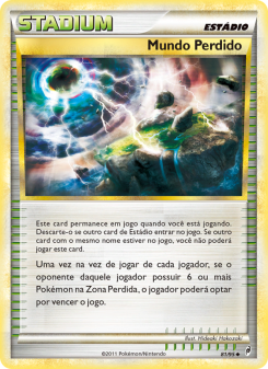 Carta Pokémon Lost World COL 081/095 da coleção Call of Legends