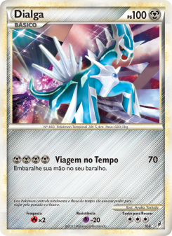 Carta Pokémon Dialga COL SL2/095 da coleção Call of Legends