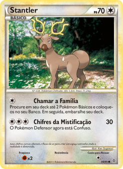 Carta Pokémon Stantler UL 064/095 da coleção Unleashed