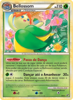 Carta Pokémon Bellossom UND 001/090 da coleção Undaunted