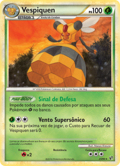 Carta Pokémon Vespiquen UND 023/090 da coleção Undaunted