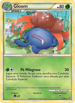 Carta Pokémon Gloom UND 027/090 da coleção Undaunted