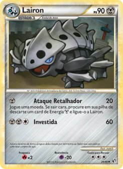 Carta Pokémon Lairon UND 029/090 da coleção Undaunted