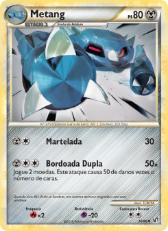 Carta Pokémon Metang UND 030/090 da coleção Undaunted