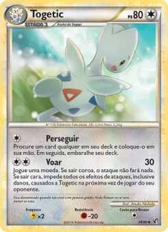 Carta Pokémon Togetic UND 039/090 da coleção Undaunted
