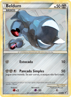Carta Pokémon Beldum UND 043/090 da coleção Undaunted