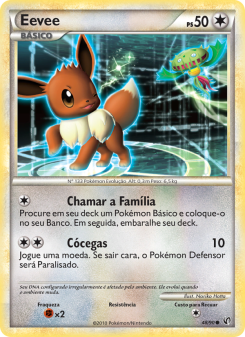 Carta Pokémon Eevee UND 048/090 da coleção Undaunted