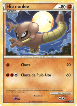 Carta Pokémon Hitmonlee UND 052/090 da coleção Undaunted