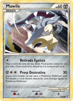 Carta Pokémon Mawile UND 056/090 da coleção Undaunted