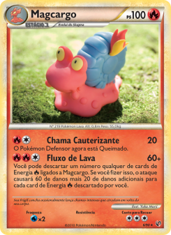 Carta Pokémon Magcargo UND 006/090 da coleção Undaunted