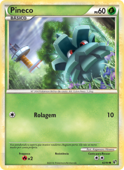 Carta Pokémon Pineco UND 062/090 da coleção Undaunted