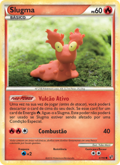 Carta Pokémon Slugma UND 067/090 da coleção Undaunted