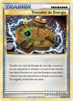 Carta Pokémon Energy Exchanger UND 073/090 da coleção Undaunted