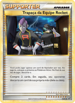 Carta Pokémon Team Rocket’s Trickery UND 078/090 da coleção Undaunted
