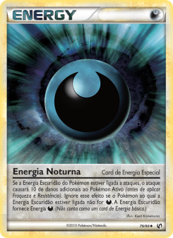 Carta Pokémon Darkness Energy UND 079/090 da coleção Undaunted