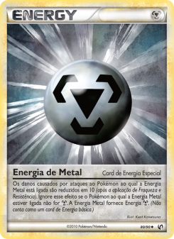 Carta Pokémon Metal Energy UND 080/090 da coleção Undaunted
