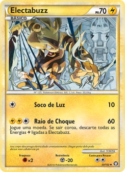 Carta Pokémon Electabuzz TRI 033/102 da coleção Triumphant