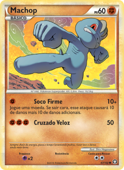 Carta Pokémon Machop TRI 067/102 da coleção Triumphant