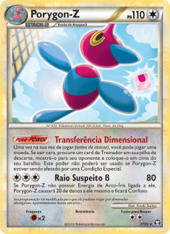 Carta Pokémon Porygon-Z TRI 007/102 da coleção Triumphant