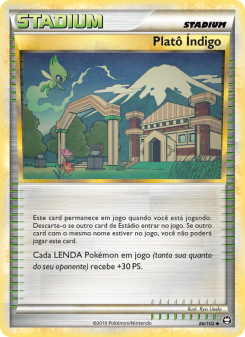 Carta Pokémon Indigo Plateau TRI 086/102 da coleção Triumphant