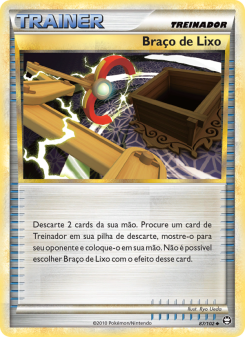 Carta Pokémon Junk Arm TRI 087/102 da coleção Triumphant