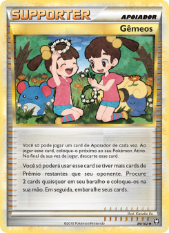 Carta Pokémon Twins TRI 089/102 da coleção Triumphant