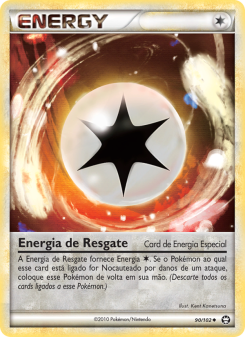 Carta Pokémon Rescue Energy TRI 090/102 da coleção Triumphant