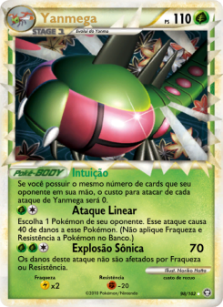 Carta mais valiosa de Yanmega: Yanmega