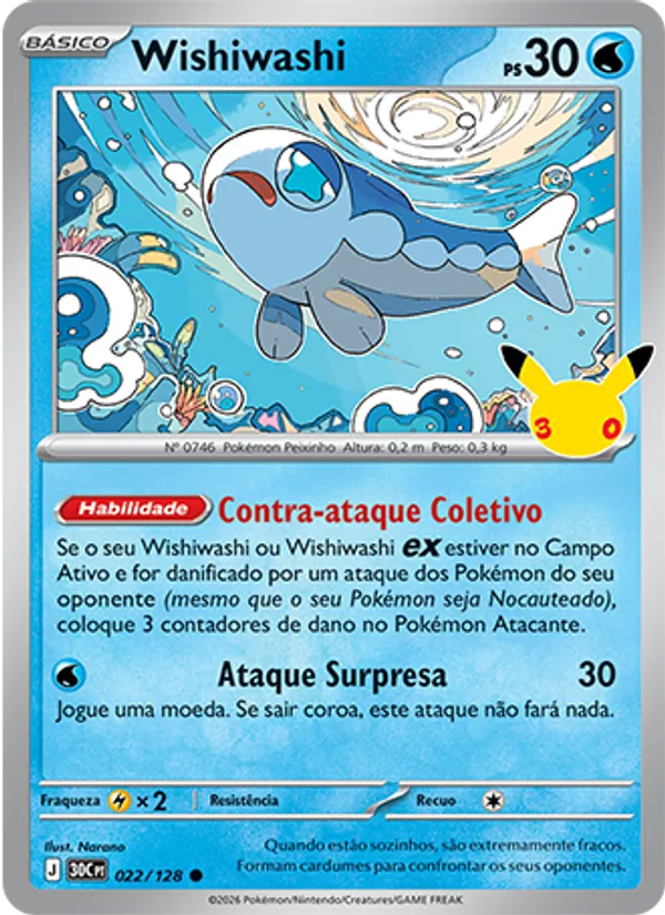Wishiwashi, Celebração de 30 Anos 022