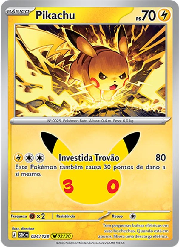 Pikachu, Celebração de 30 Anos 024